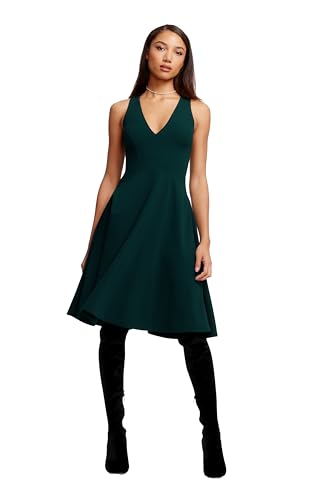 Image of Dress the Population Women's Catalina Solid Sleeveless Fit & Flare Midi Dress