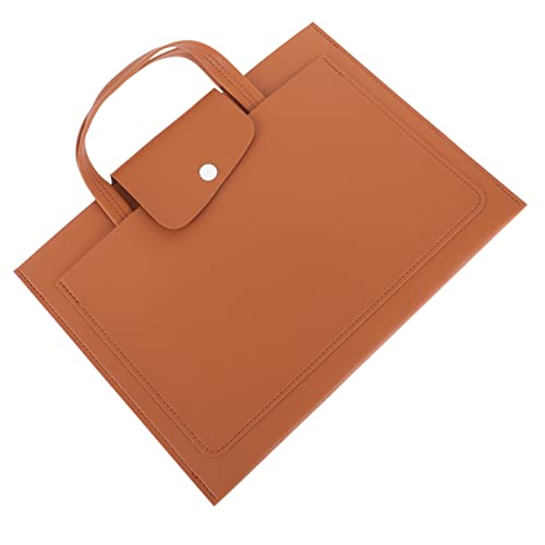 Bolso para portátil de cuero PU EXCEART para proteger tu computadora en los negocios