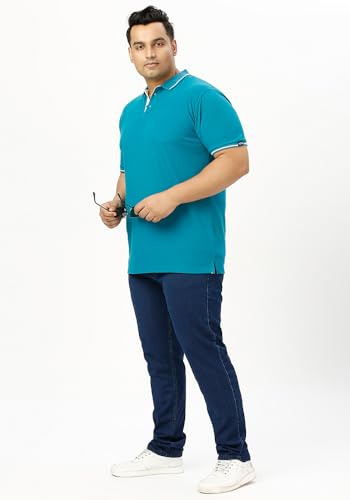Image of Wear Your Opinion Men's Plus Size Tipped Polo Collar Neck Tshirt