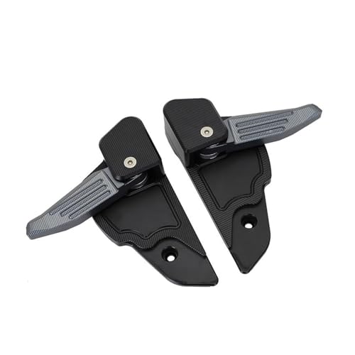 Repose-pieds moto passager arrière gris pour Vespa Sprint Primavera 50 125 150