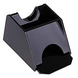 Tenlacum Acrilico nero un commerciante di blackjack del poker della piattaforma che tratta attrezzatura del casinò della scarpa