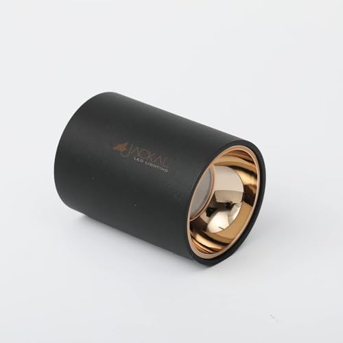Image of JACKAL 20W LED Warm White Round Surface Ceiling Light | Cylindrical COB Downlight with Aluminium Body | Indoor Spot Light in Rose Gold Finish