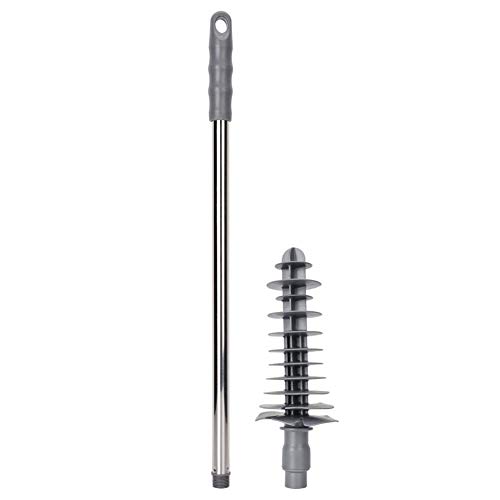 Image of TOPINCN Toilet Plunger Long Handle Toilet Plunger Bathroom Blockage Unblocker Flexible Clog Remover Dredge Tool