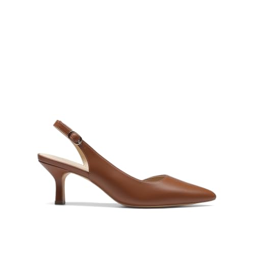 Image of DREAM PAIRS Women's Kitten Slingback Heels Pumps