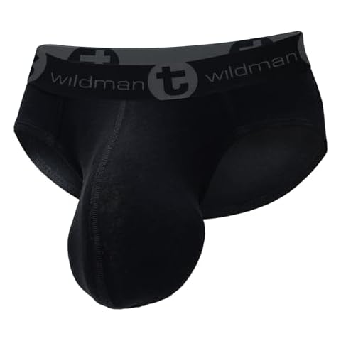 Wildmant Cotton Monster Cock Brief Black X-Large Cover