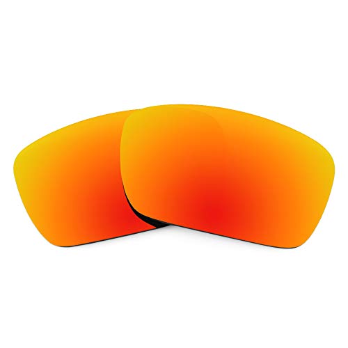 Revant Replacement Lenses for Oakley Fuel Cell Sunglasses - Standard Polarized Mirrored Fire Red