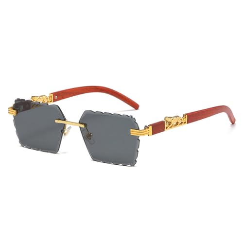 Lunettes de soleil hommes monture en métal vintage et chic pour la conduite UV400