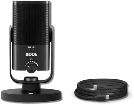 Rode NT-USB Mini USB Microphone for Podcasting, Streaming, Gaming...