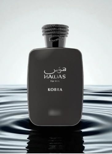 Hawaas Kobra Eau de Parfum 100 ml – Perfume Hombre Fresco Especiado Amaderado con Bergamota, Jengibre y Ámbar