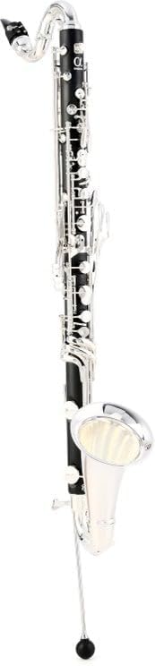 Backun Alpha Bass Clarinet with Backpack Case - Low Eb, Silver-plated Keys