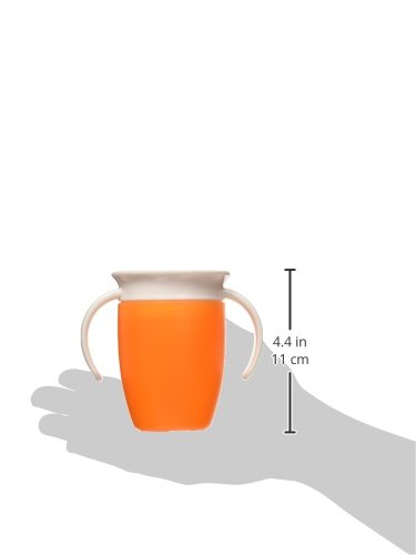 Munchkin Miracle 360 Trainer Cup, Pink/Orange, 7 Ounce, 2 Count