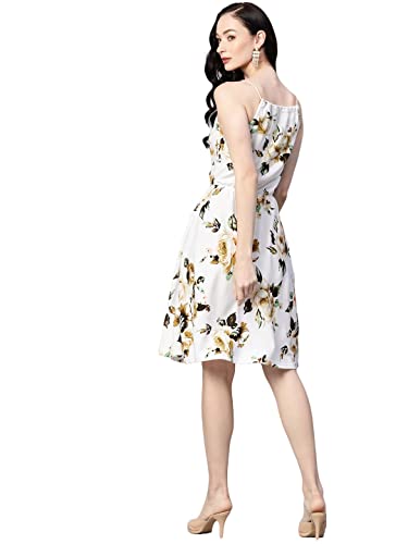 Image of arriva fab Women's Knitted Polyster Printed Dress