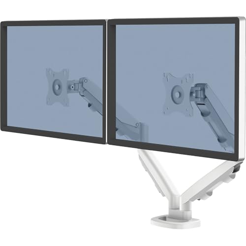 Brazo para monitor doble Fellowes ESI EPPA blanco hasta 39 pulgadas y 16 kg