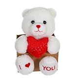  Gipsy Peluche - Les p\'tits Lovers Ours Rouge - 14 cm