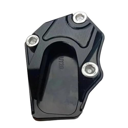 Plaque support béquille moto élargisseur en aluminium anti-enfoncement pour sol meuble