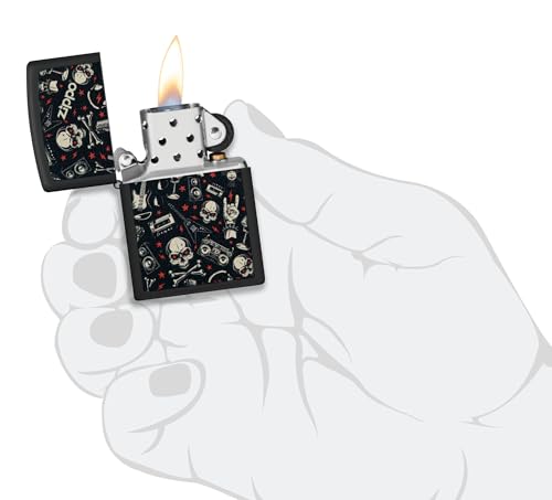 Encendedor Zippo Black Matte 46055 miniatura 5