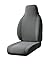 FIA SP82-33 GRAY Custom Fit Rear Seat Cover Split Cushion 60/40 - Poly-Cotton, (Gray)