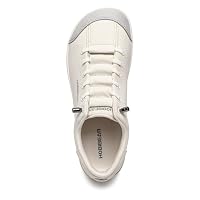 HOBIBEAR Leather Barefoot Shoes Lightweight Wide Toe Box Zero Drop Slip-on Shoes for Women(W-Light Gray, Women 8) — image 3
