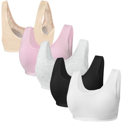Sous-vêtements sans fil en coton ado pour éviter les irritations