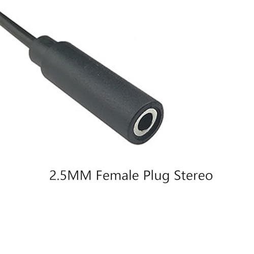 5PCS 0.25M 2.5mm Stereo TRS Cable Audio miniatura 4