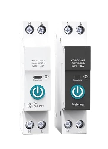 Interruptor de control remoto inalámbrico para hogar inteligente con disyuntor WiFi 63A DIN 2