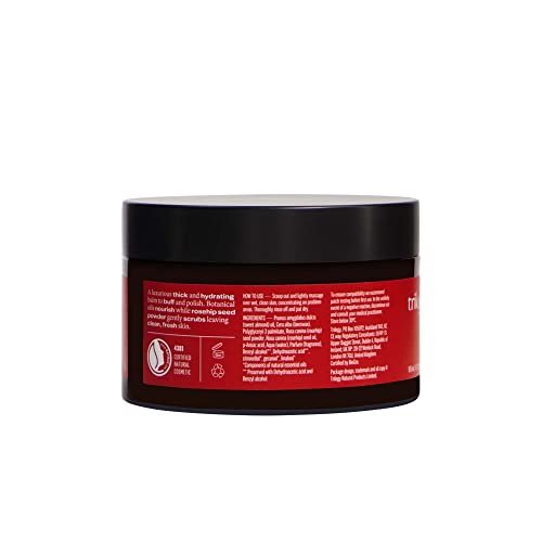 Trilogy Exfoliating Body Balm, 6.30 Fl Oz - For All Skin Types - Intently Hydrating Body Scrub With Sweet Almond Oil, Rosehip & Natural Exfoliants #TOP2