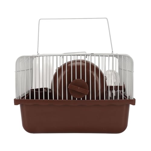 Generic Jaula Portátil para Hámster, Transpirable, con Rueda para Mascotas Pequeñas, Fácil de Limpiar, para Conejos y Cobayas