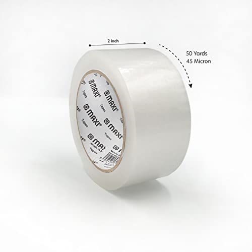 Maxi Packing Tape 3pcs Set- 48mmX45.7 M Brown+Packing Tape 48mmX45.7 M Cleare+Mascking Tape 48mmX30Yards