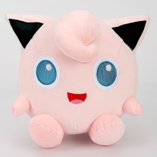 Image of Mirada Pokemon Jigglypuff Soft Plush Toy - 22cm | Official Licensed Cute Stuffed Character Doll for Kids, Boys & Girls | Super Soft & Comfortable Plushie | Ideal Gift for Birthday, Fan & Christmas