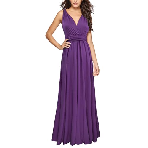 Robe convertible multidirectionnelle pour demoiselle d'honneur S-XL