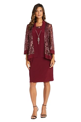 Image of R&M Richards Women's The Opulence Jacket Dress