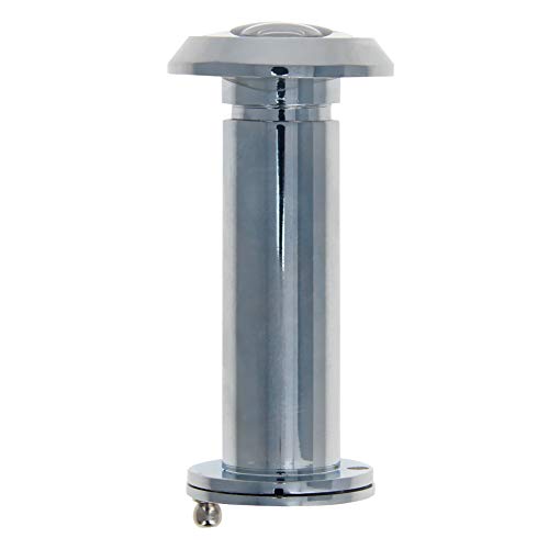 Othmro Mirilla de Seguridad para Puerta, 1 pieza, diámetro de agujero 16 mm, metal, mirilla con tapa giratoria de privacidad para puertas de 55-90 mm de grosor, durable para hogar, oficina, hotel, color brillante miniatura 1