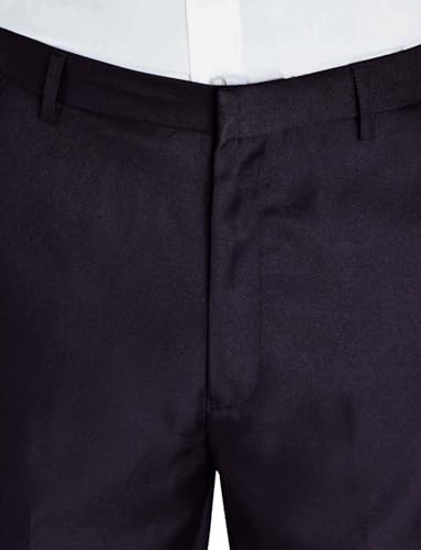 Smart Casual Pants Men's Pants for Home Office Comfortable Fit Practical Pocket Design Formal Pants for Men Black3