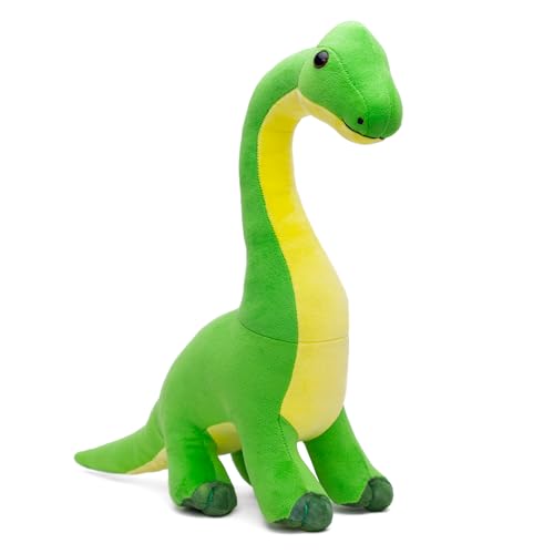 Image of Mirada Brachiosaurus Dinosaur Soft Toy - Grey Plush Stuffed Animal Gift for Kids, Boys & Girls - 40cm