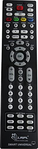 Lripl LCD LED TV Universal Remote Control Compatible for All Non Branded/Local/Chinese RM-L1462 Smart with Netflix Hotstar YouTube Key