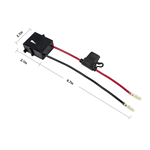 Sefepoder Replacement Wire Harness Connector Compatible With Power Wheels 12 Volt Battery,12Awg Wire With Fuse, Lithium Lifepo4 And Lead-Acid Batteries Both Available #TOP1