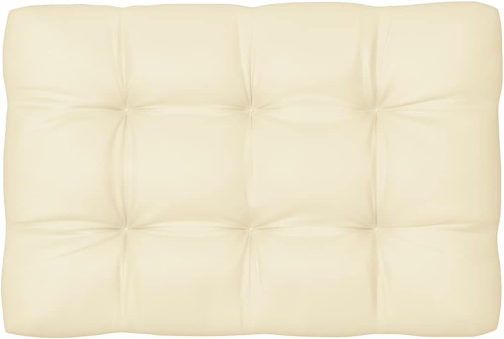 Pallet Sofa Cushion,Meditation Pillow,Floor Cushion,Leisure Seat Cushion,Gaming Chair Cushion,Decor Your Living Room, Sofa, Car, Seat,Bistro, Coffee House, Cream 47.2"x31.5"x3.9"