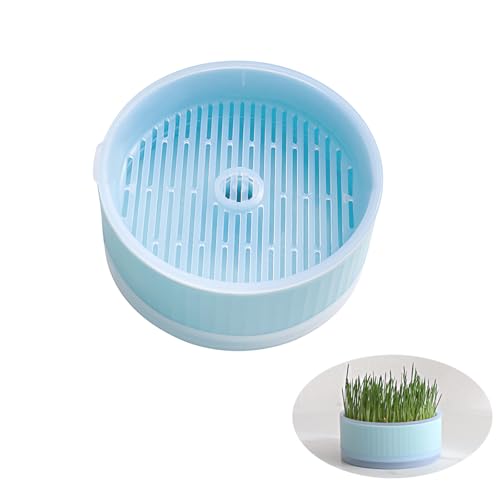 Iilnlaty Hydroponic Cat Grass Planter