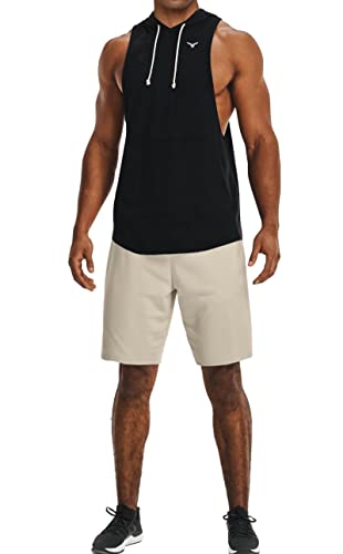 Men's Icon Cut Off Workout Hoodies Gym Muscle Tank Shirts Sleeveless Training Hoodies3
