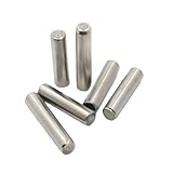 Pino de posicionamiento cilíndrico de acero inoxid Paquete de 50 pasadores de acero inoxidable 304 M2.5 x (4-40) mm(40mm)