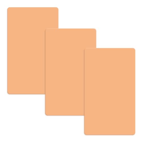 ATOMUS 3pcs Double Sided Practice Skin, 2mm, Yellow
