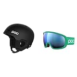 POC Fornix MIPS - Leichter Ski- und Snowboardhelm für einen optimalen Schutz auf der Piste+ Fovea Clarity Comp Ski- und Snowboardbrille