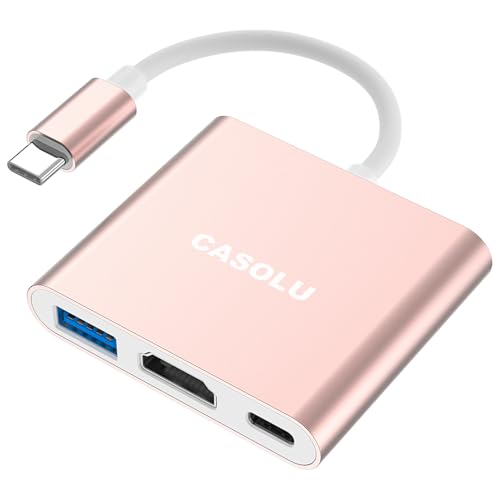 Adaptateur multiport USB-C vers HDMI hub 4K Type-C convertisseur AV pour Chromebook Switch