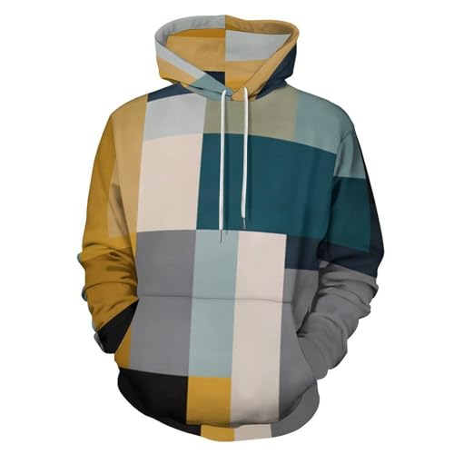 Sweat à capuche chaud homme avec grande poche kangourou pour éviter le froid aux mains