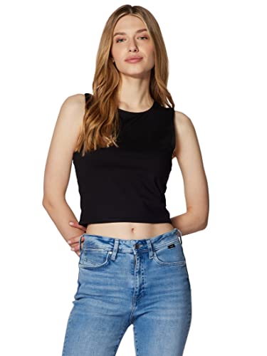 Mavi Haut sans Manches T-Shirt Femme Idéal pour les Journées d'Été Ensoleillées