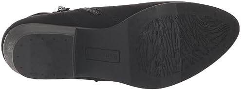 UNIONBAY Women's Tacey Ankle Boot, Black Faux Suede, 6 | Image 3