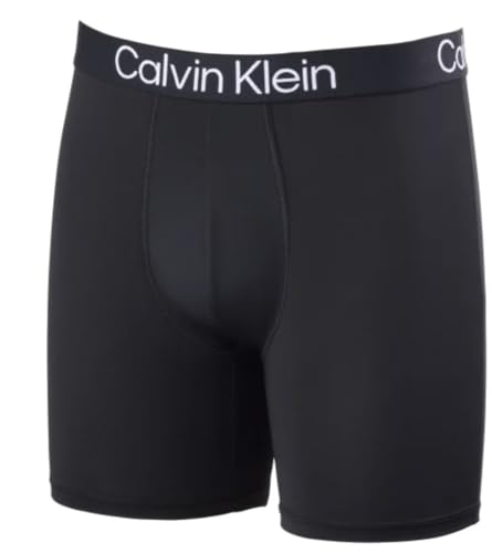 Calvin Klein Microfiber Men's Boxer Briefs, 3 pack, Black Assortment3