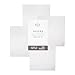 Risch 100 5.5X8.5 Heat Sealed Vinyl Menu Cover Single Pocket 2 View, All Clear, 5.5" x 8.5" (Pack of 24)