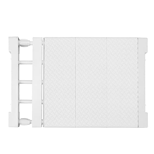 Divisor de armario ajustable de 24 cm de ancho y longitud extensible 5