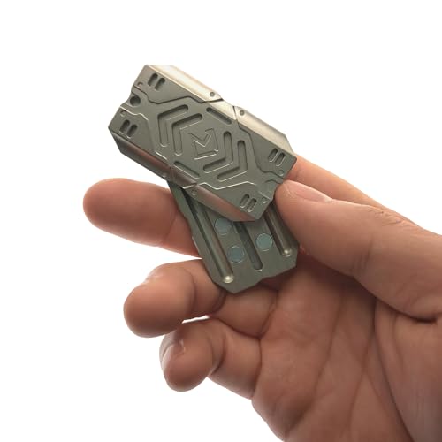 TIEBRO Fidget Slider War Shield Magnetic Slider EDC Fidget Toy for Adults